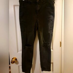 American Eagle black jeans size 14